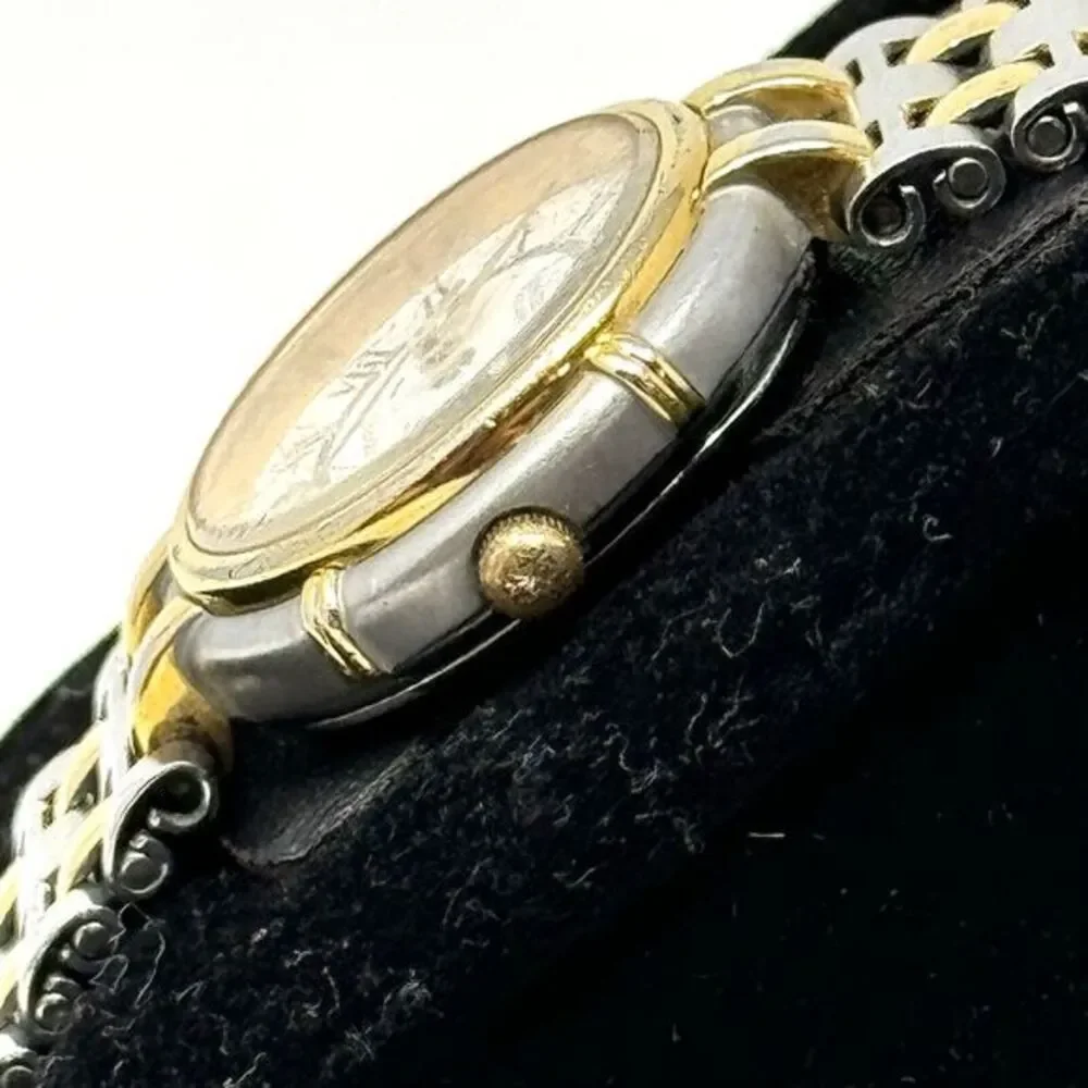 Vintage Orient Chandor 22K Electroplated‎ Quartz Analog Dress Watch New Battery